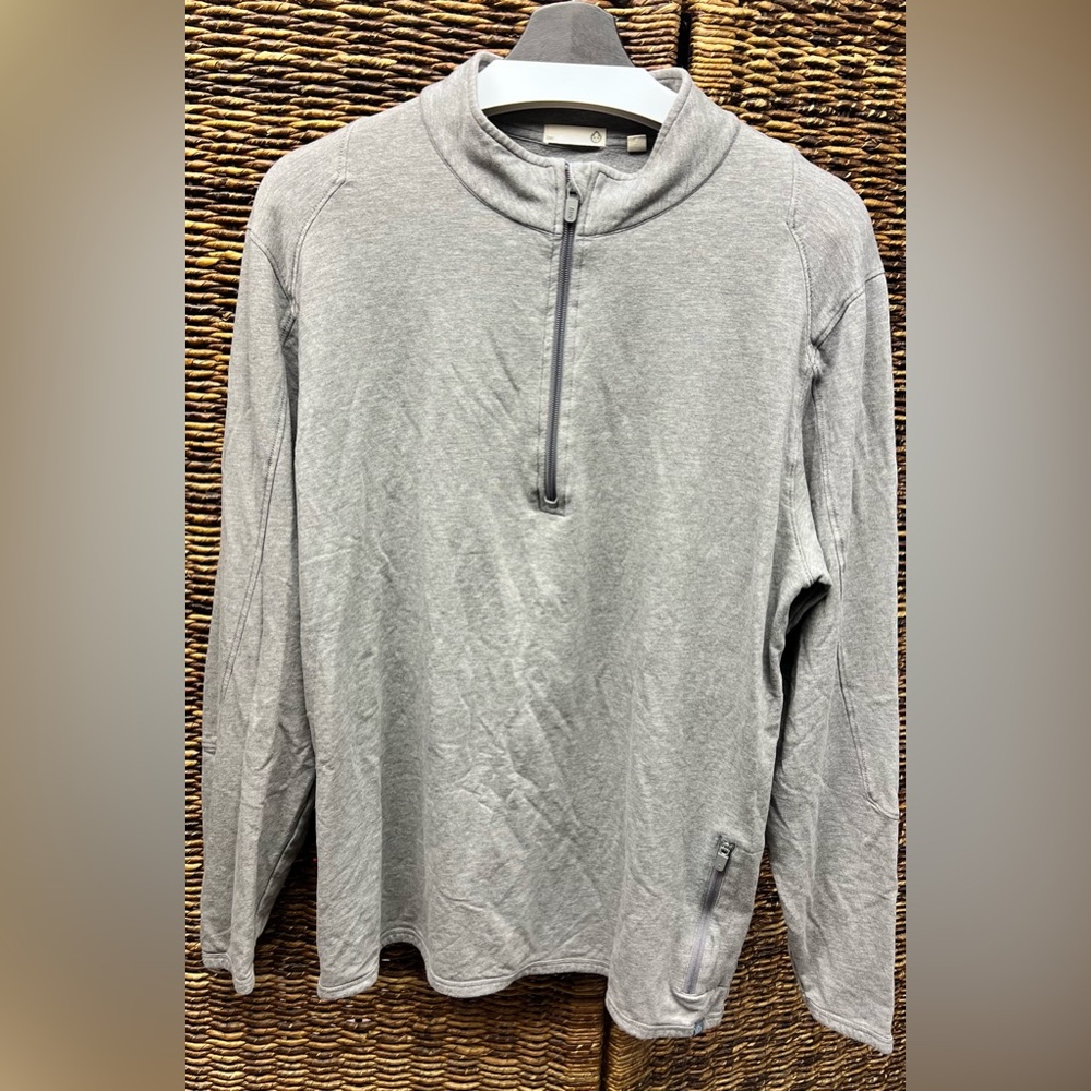 Tasc‎ Gray Quarter-Zip Pullover, Large